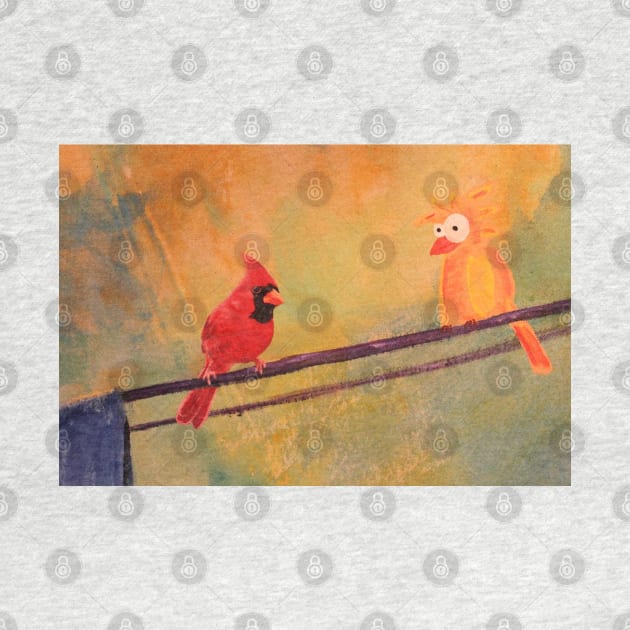 Two Birds on a Wire by Amber's Dreams